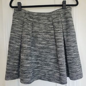 Madewell Mini Countdown Pleated Tweed Skirt
